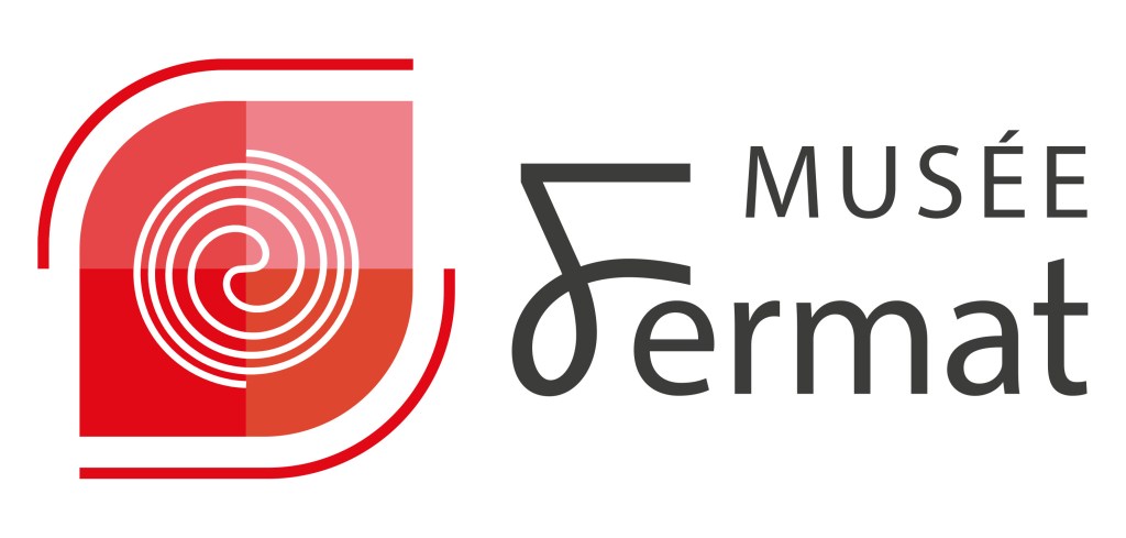 Logo du musée Fermat avec un motif spiralé et le texte 'Musée Fermat' à côté.